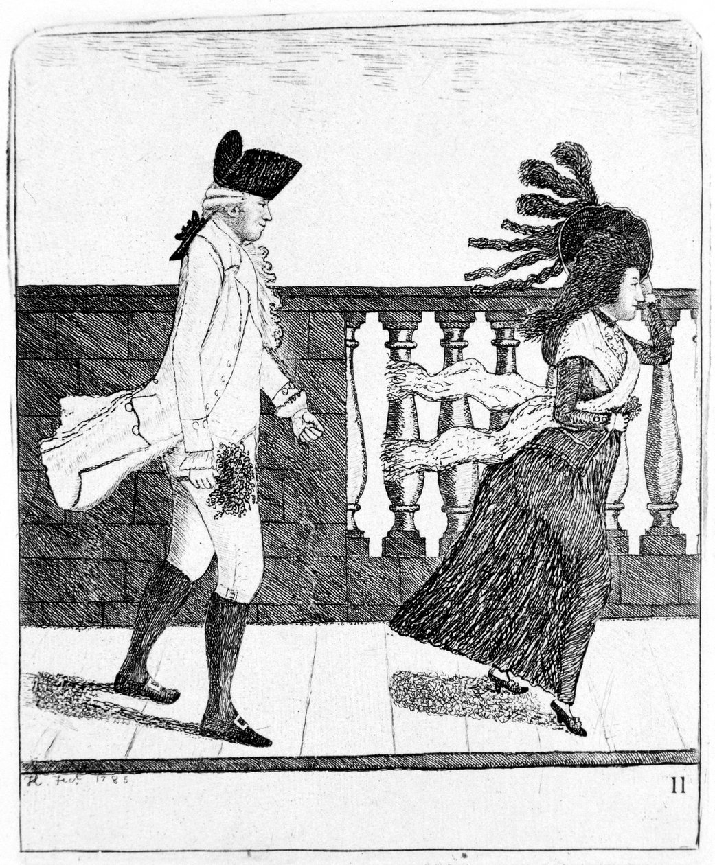 James Graham, schottischer Quacksalber, 1795 von John Kay