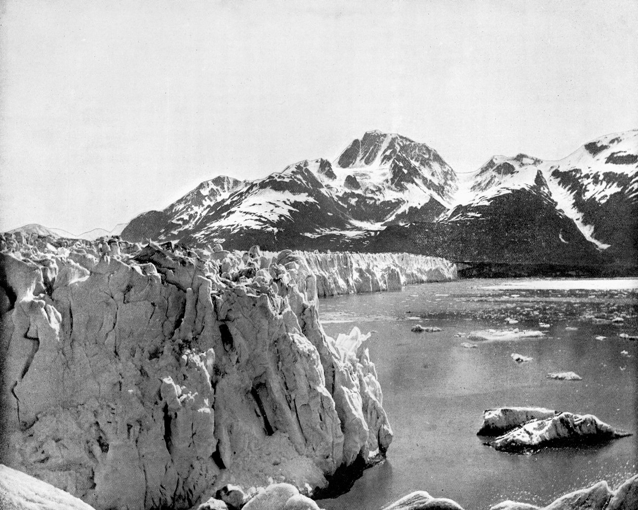 Muir-Gletscher, Alaska, USA, 1893 von John L. Stoddard