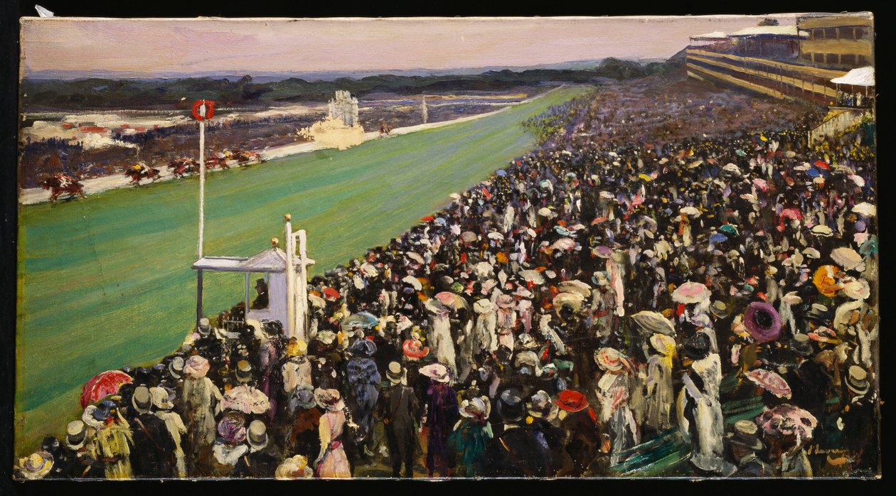 Der Gold Cup, Ascot, das königliche Gehege von John Lavery