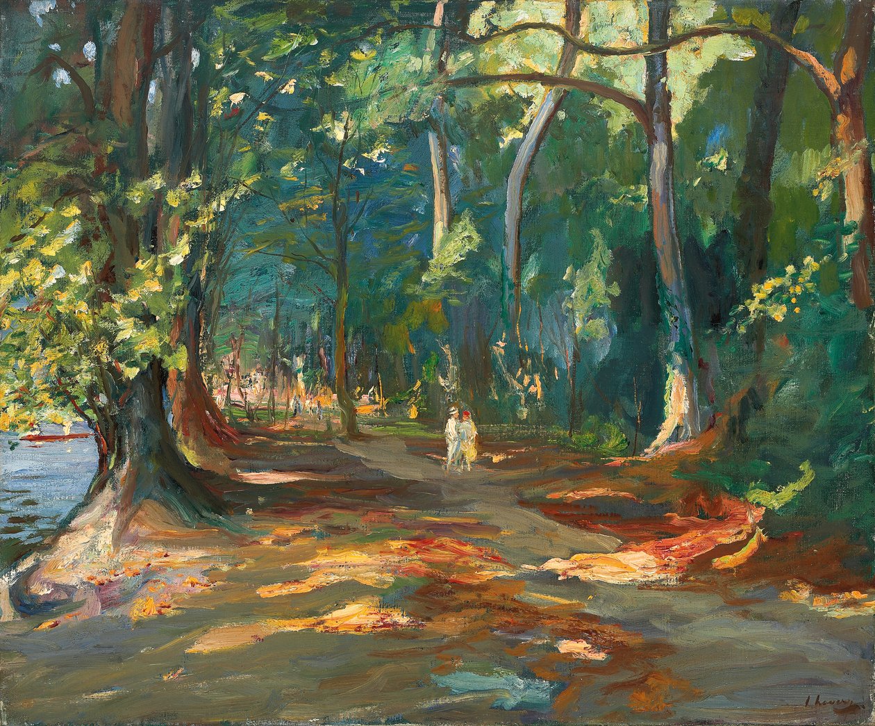 Der Pfad am Fluss, Maidenhead von John Lavery