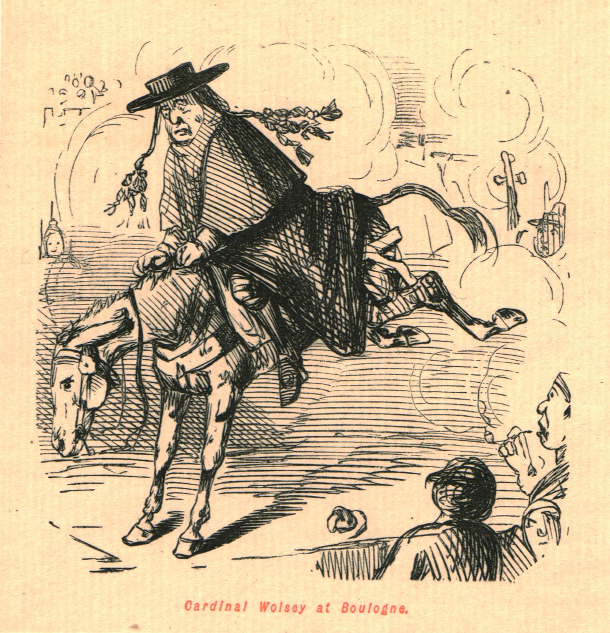 Kardinal Wolsey in Boulogne, 1897 von John Leech