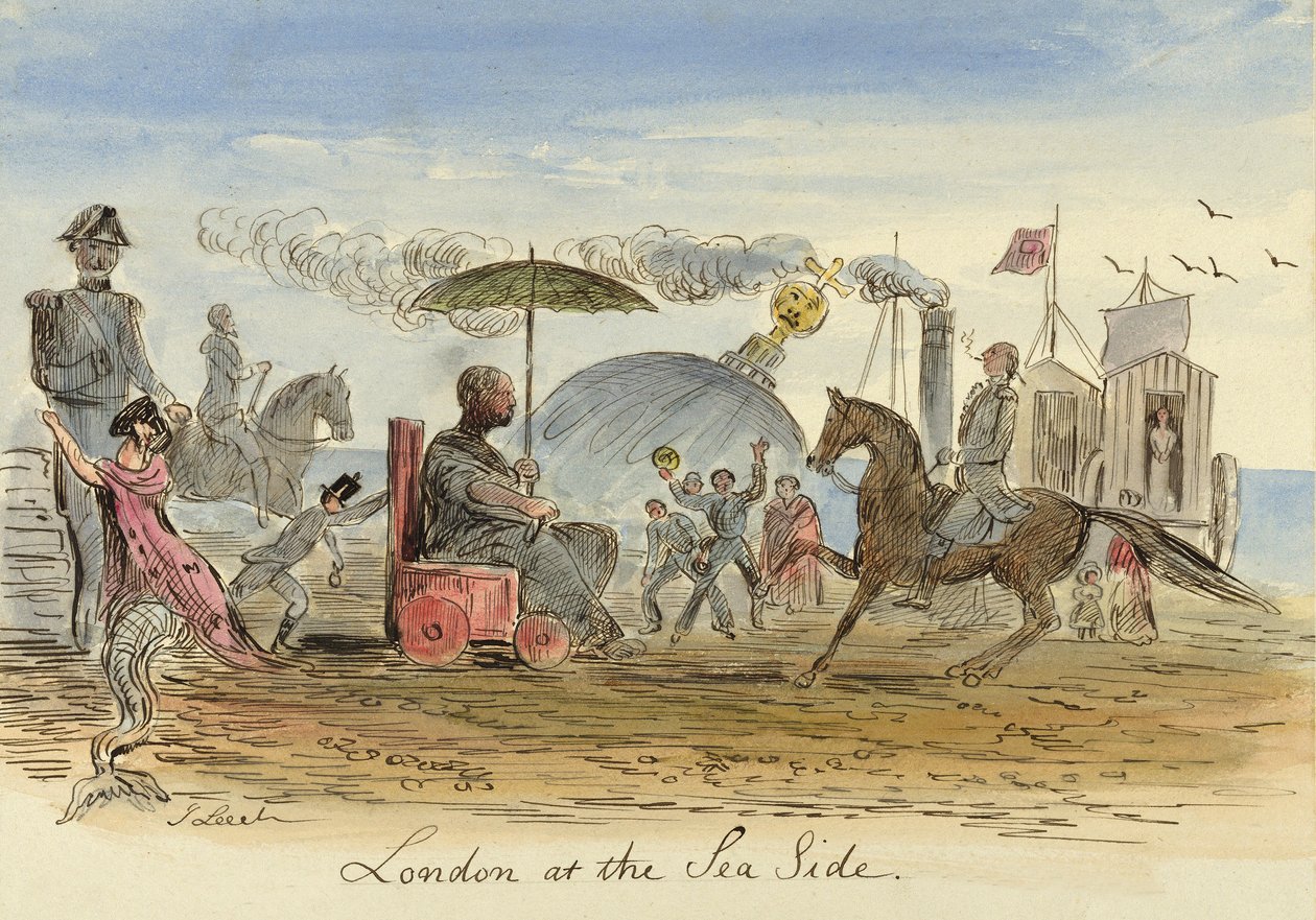 London am Meer, veröffentlicht 1844 von John Leech