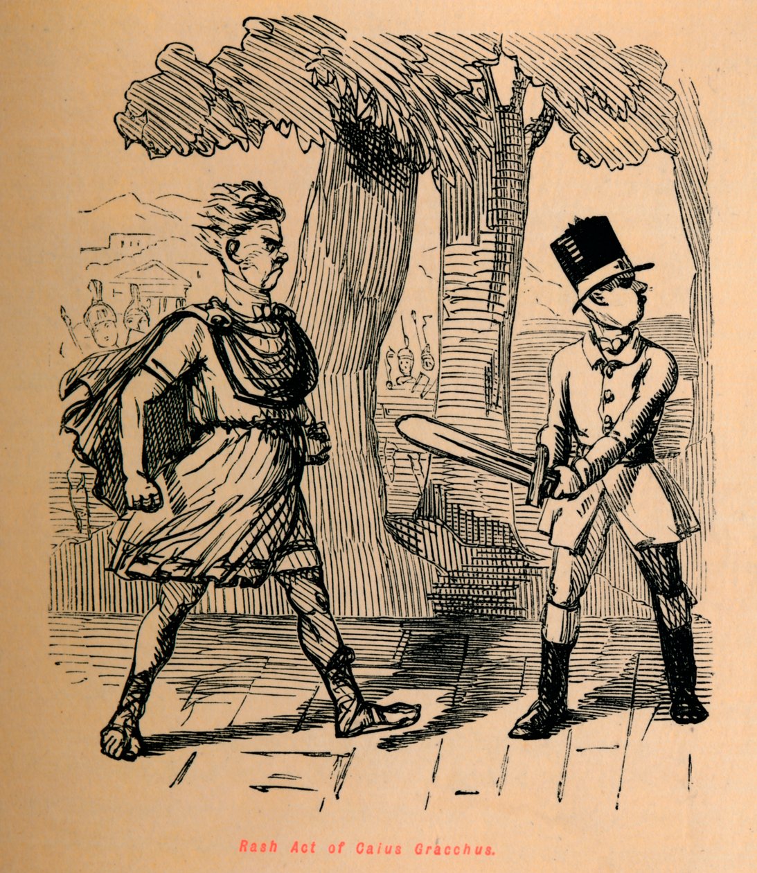 Rash Act of Gaius Gracchus, 1852 von John Leech