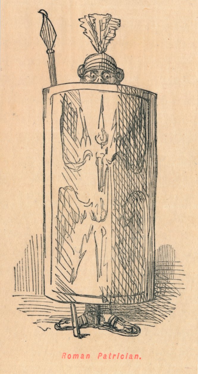Römischer Patrizier, 1852 von John Leech
