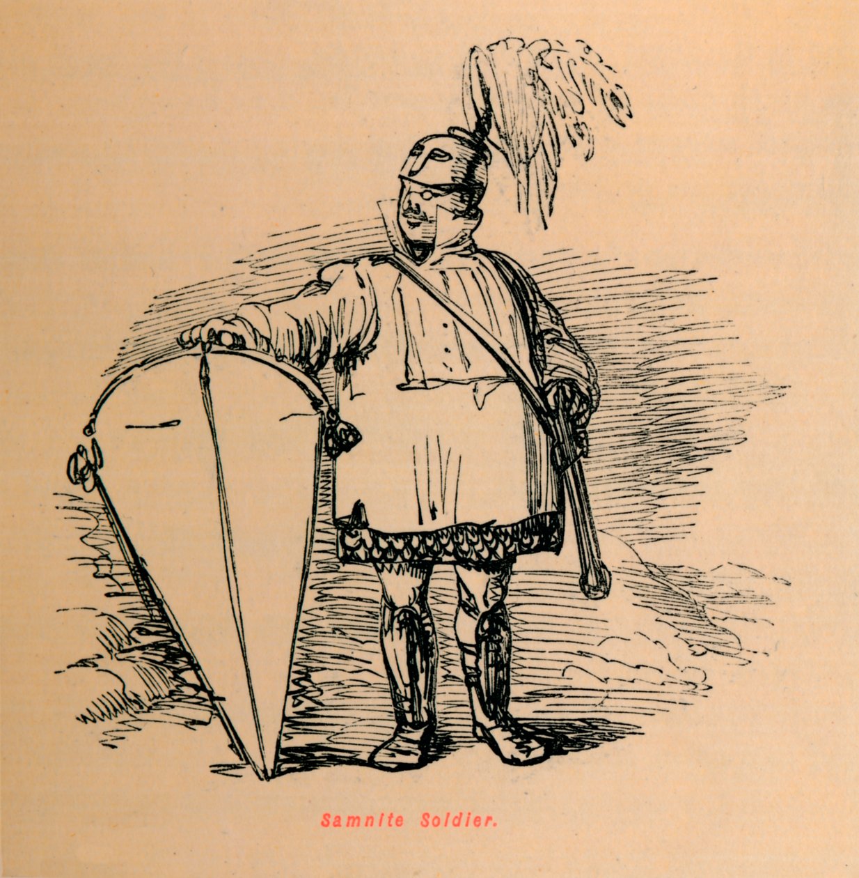 Samnitischer Soldat von John Leech