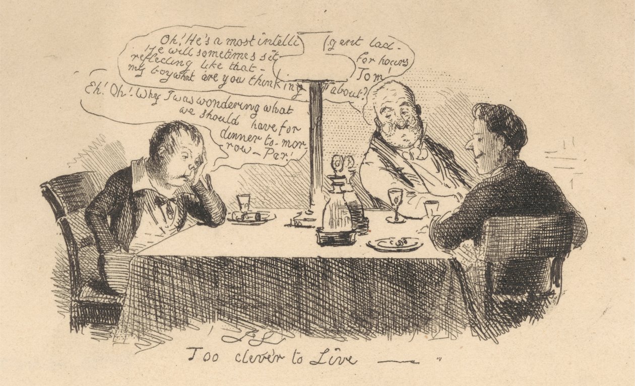 Zu klug zum Leben von John Leech