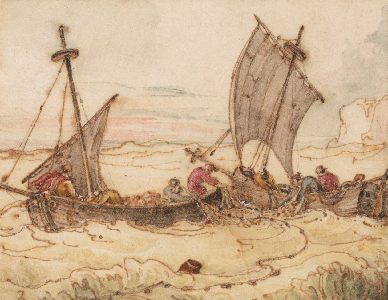 Der wunderbare Fischfang von John Martin