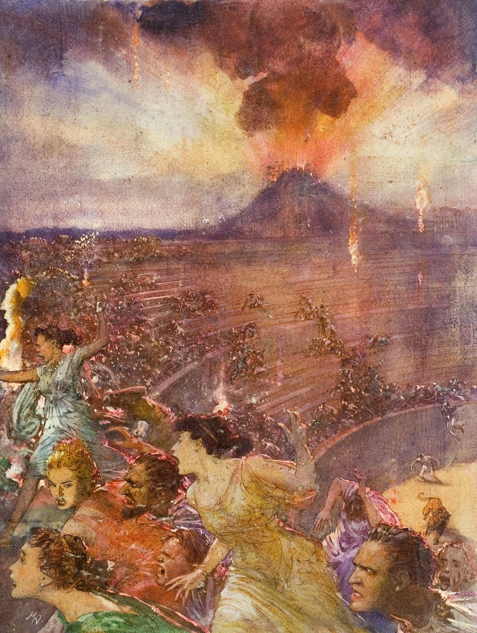Ausbruch des Vesuvs von John Millar Watt