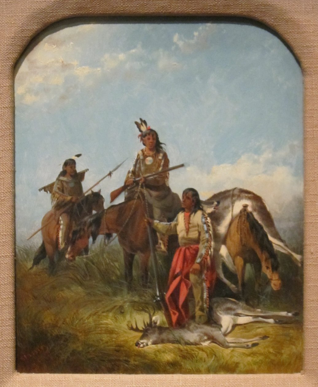 Indianer bei der Jagd von John Mix Stanley