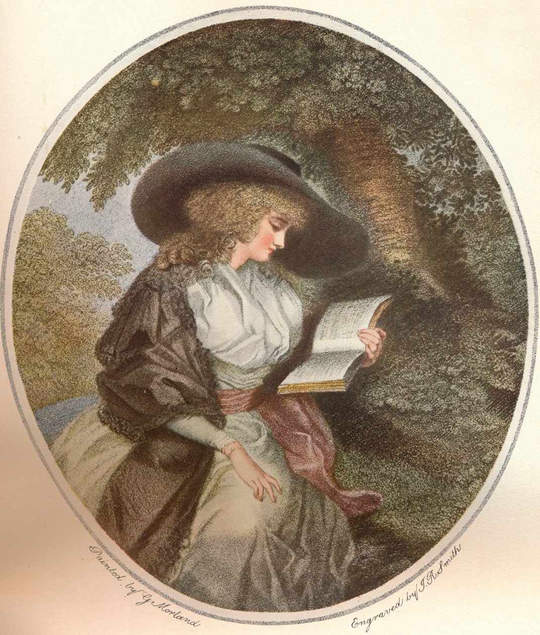 Delia auf dem Land, 1788, 1902 von John Raphael Smith