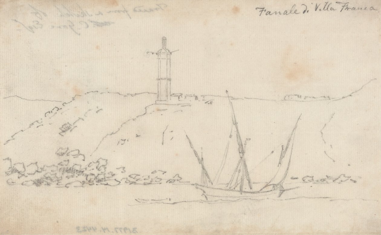 Fanale di villa Franca von John Robert Cozens