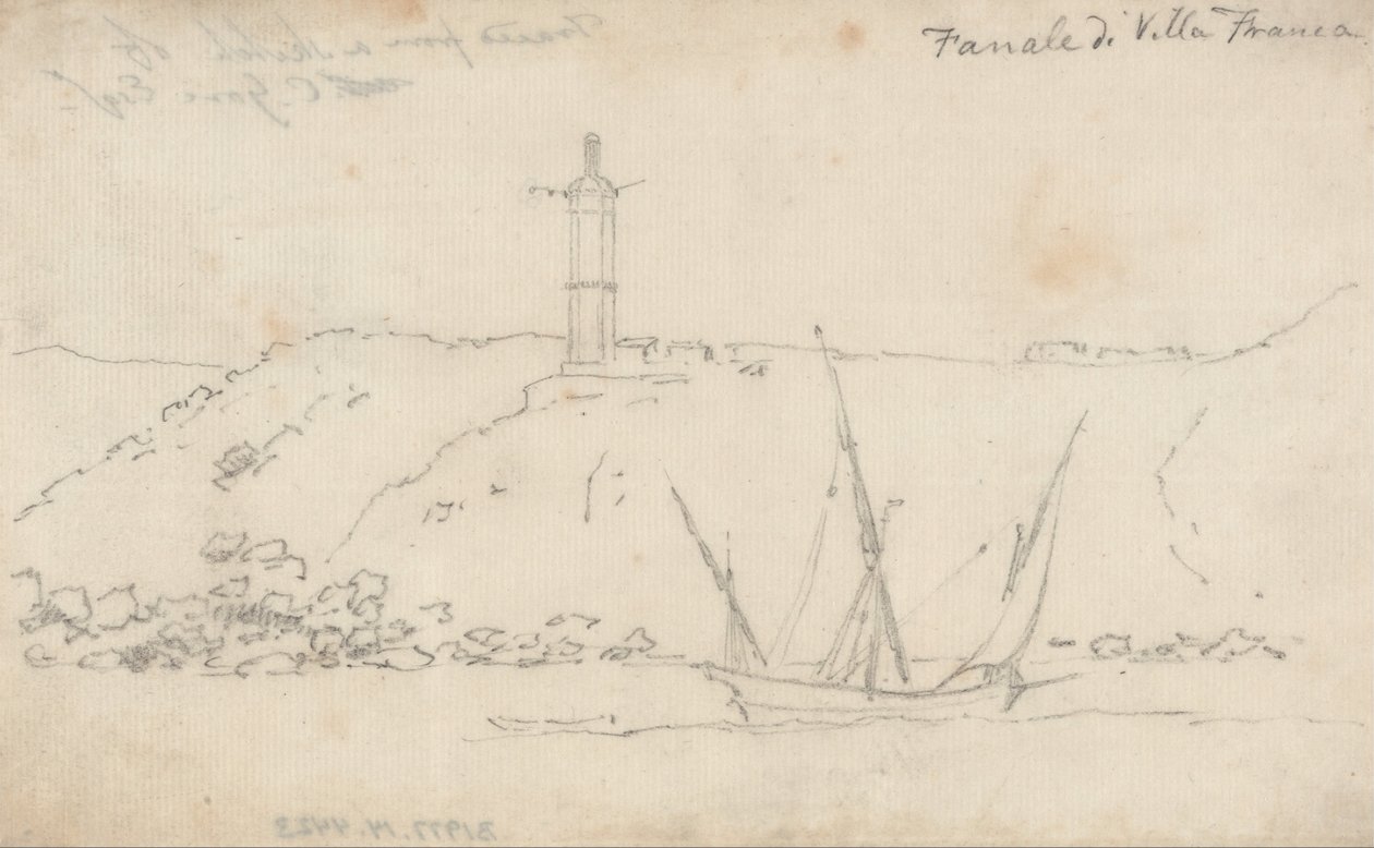 Fanale di Villa Franca von John Robert Cozens