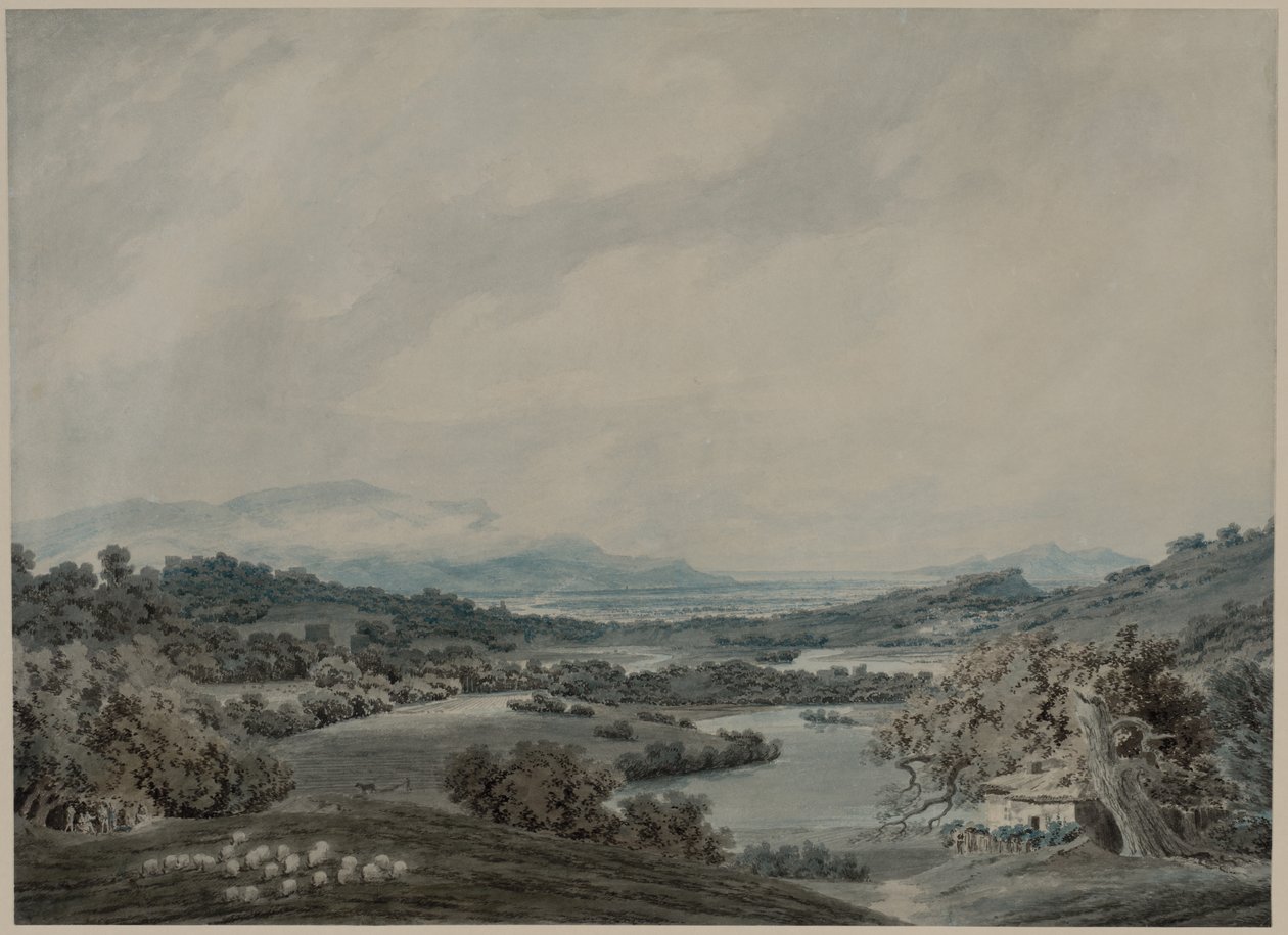 Italienische Landschaft, ca. 1790-1792 von John Robert Cozens
