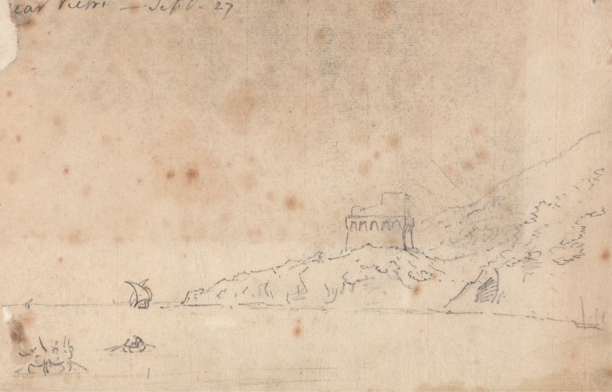 In der Nähe von Vietri, 27. September von John Robert Cozens