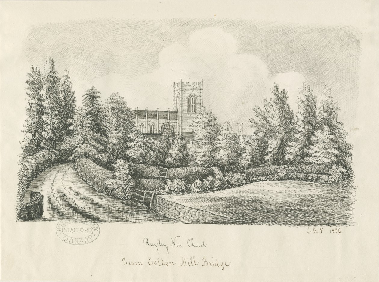 Rugeley Kirche von John Robert Fernyhough