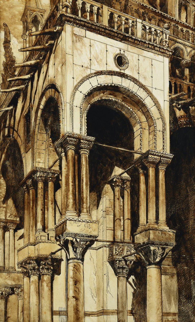 Das Südwestportikus von St. von John Ruskin