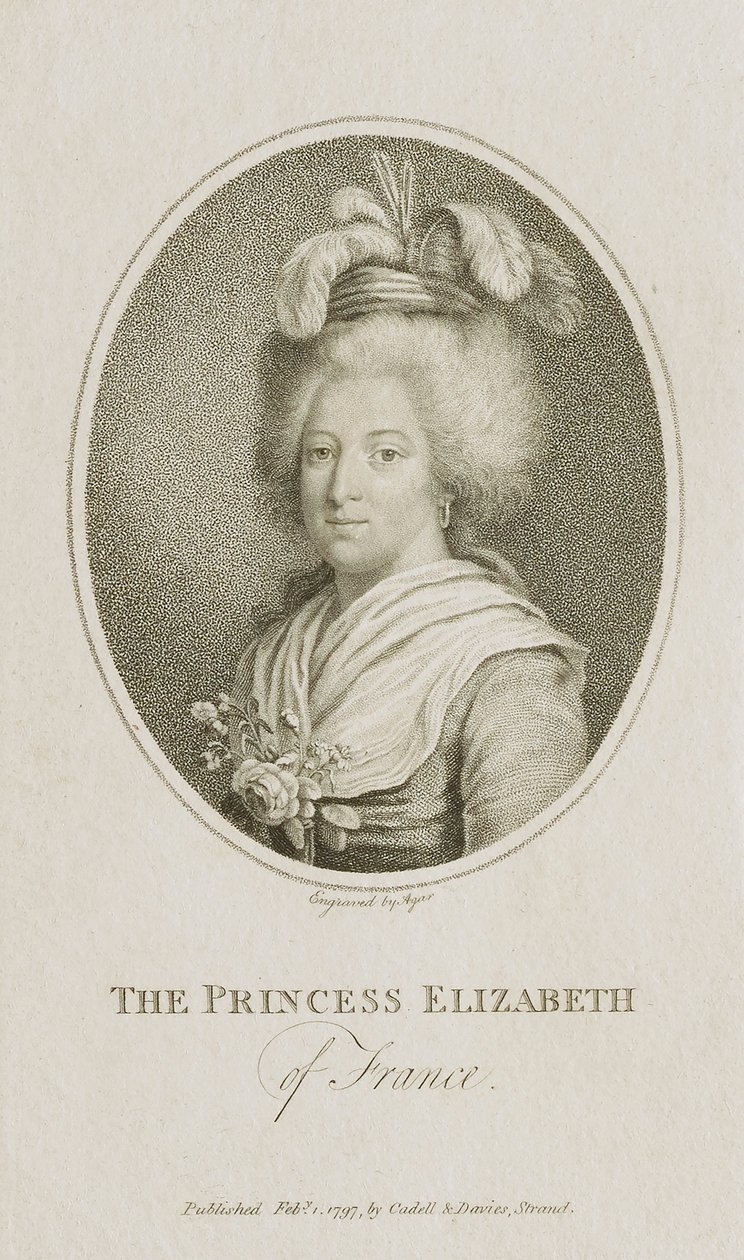 Die Prinzessin Elisabeth von Frankreich von John Samuel Agar