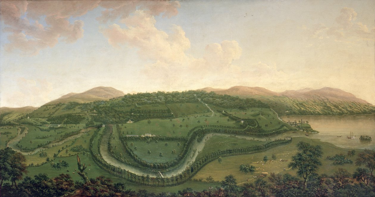 Taymouth von Norden, 1755 von John Sanger