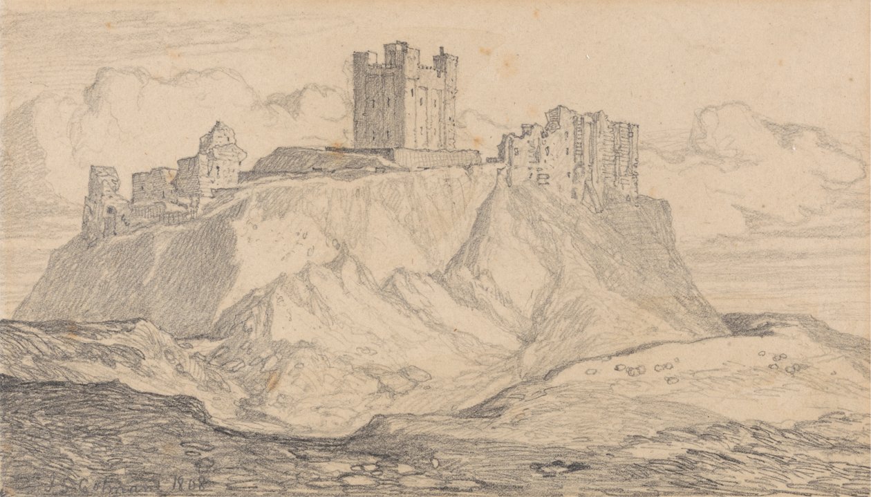 Bamborough Castle, Northumberland von John Sell Cotman