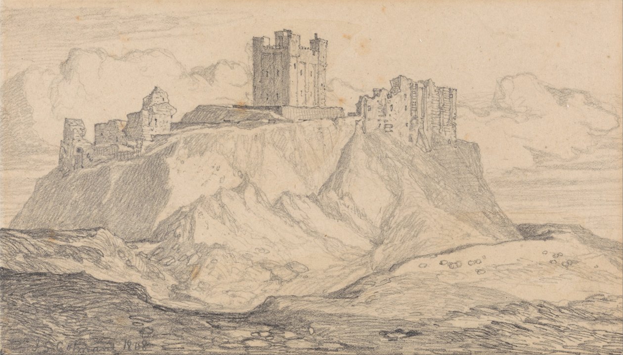 Bamborough Castle, Northumberland von John Sell Cotman