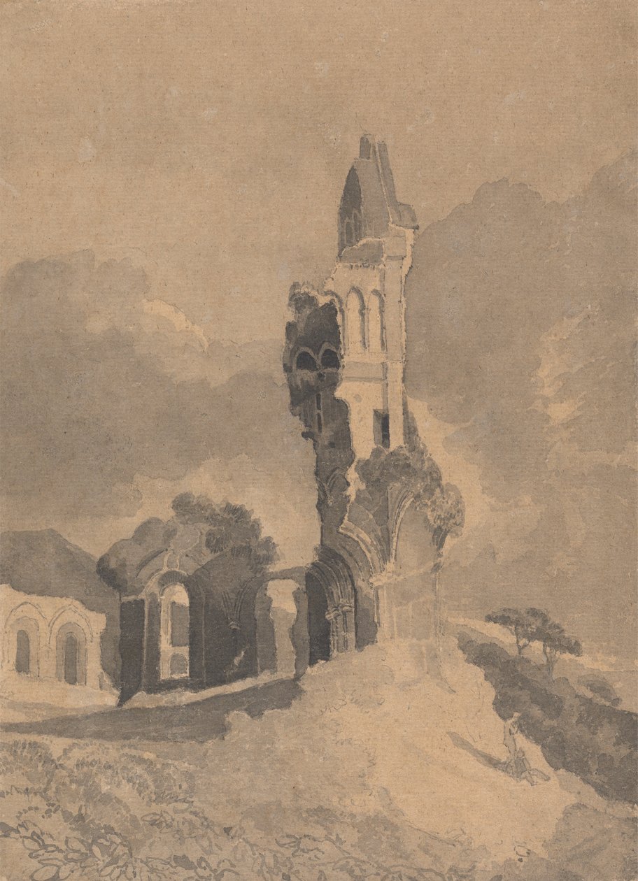 Byland Abbey, Yorkshire von John Sell Cotman