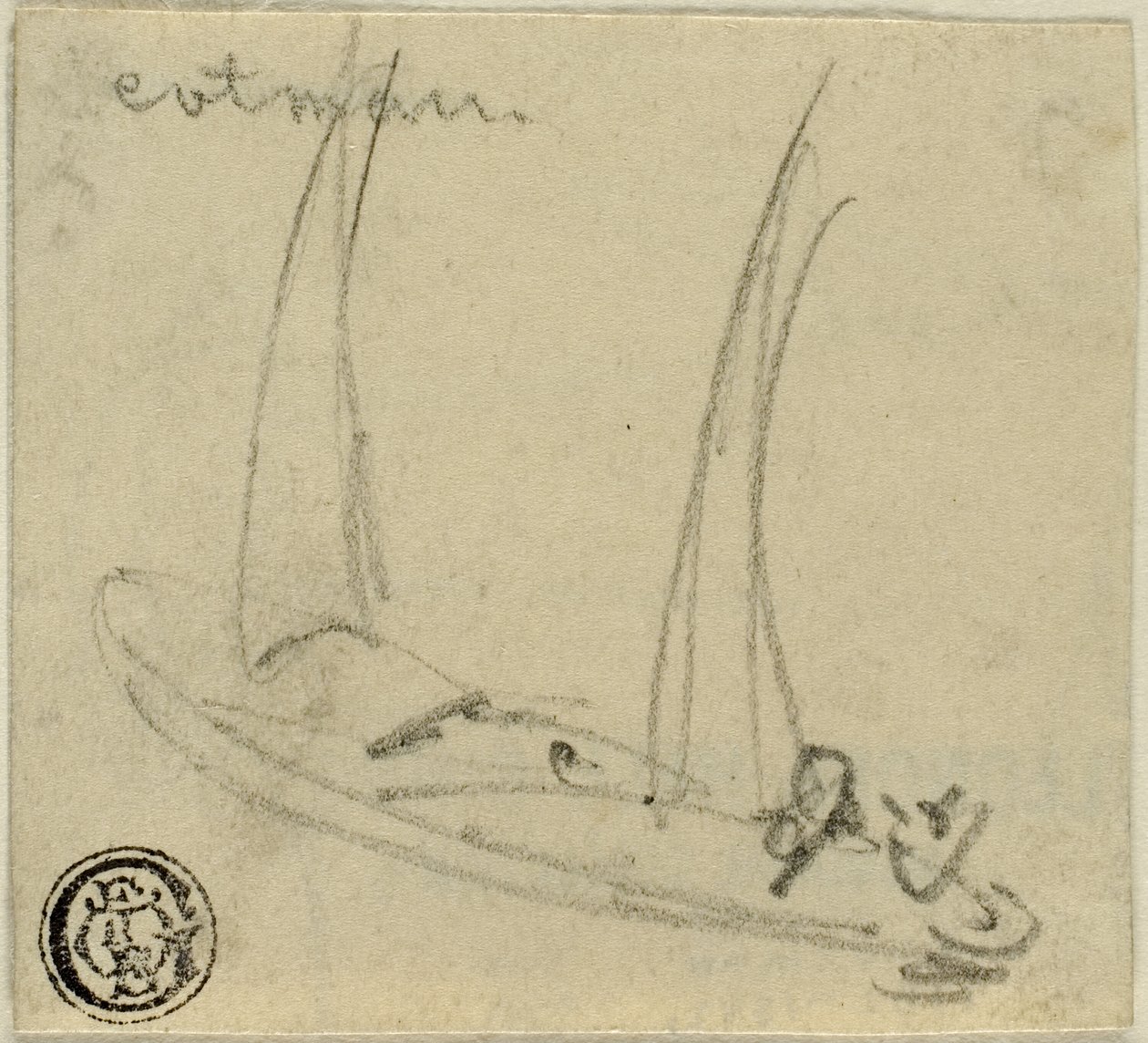 Segelboot von John Sell Cotman