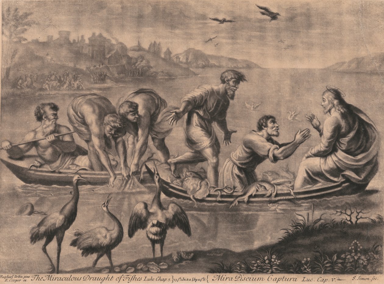 Der wunderbare Fischfang von John Simon