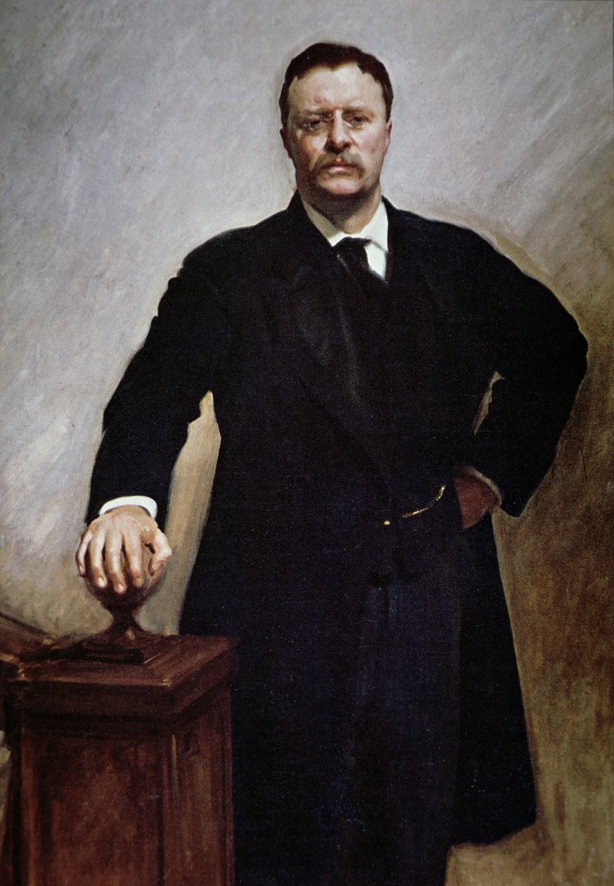 Theodore Roosevelt von John Singer (after) Sargent