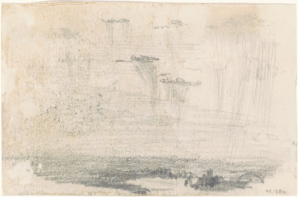 Wolken [verso], 1870-1872 von John Singer Sargent