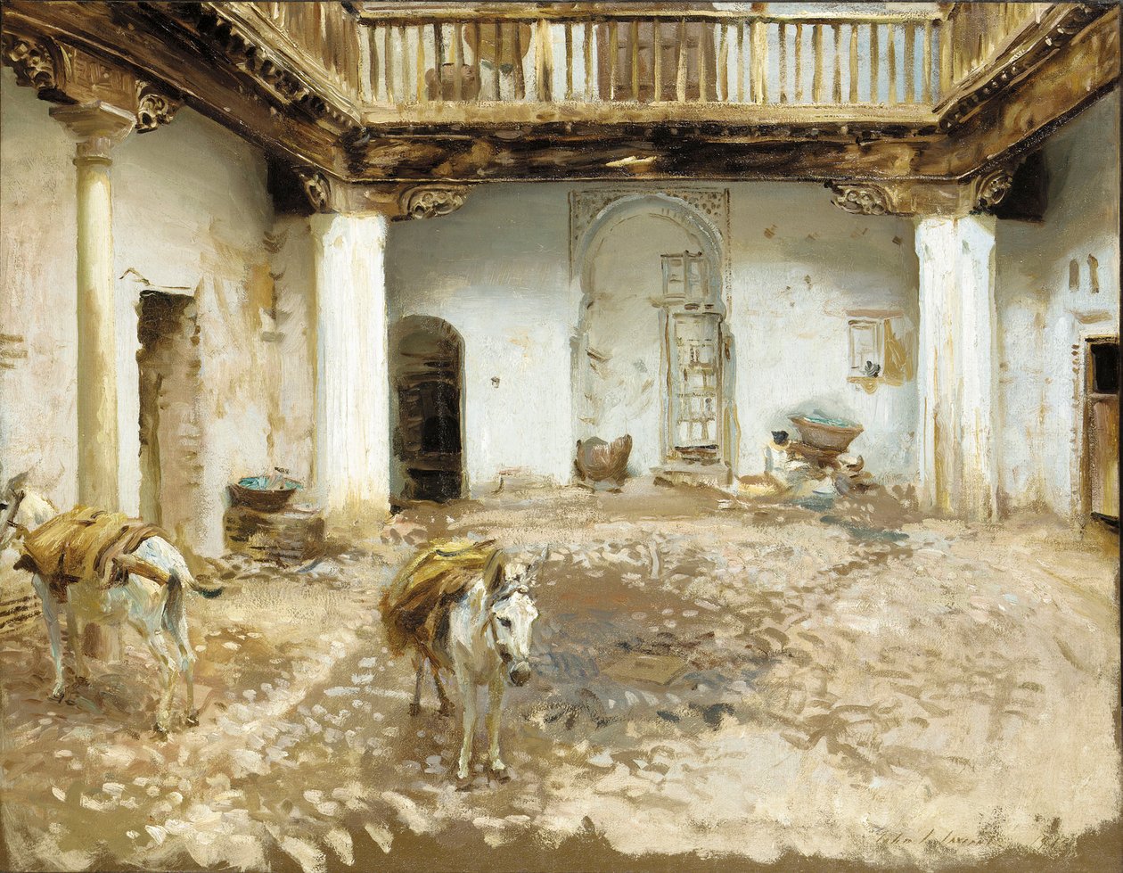 Maurischer Innenhof, 1913 von John Singer Sargent
