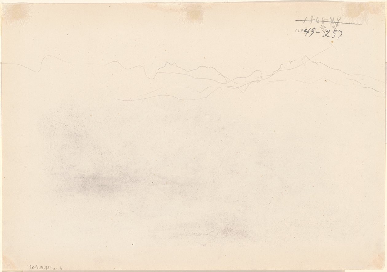Berge [verso] von John Singer Sargent