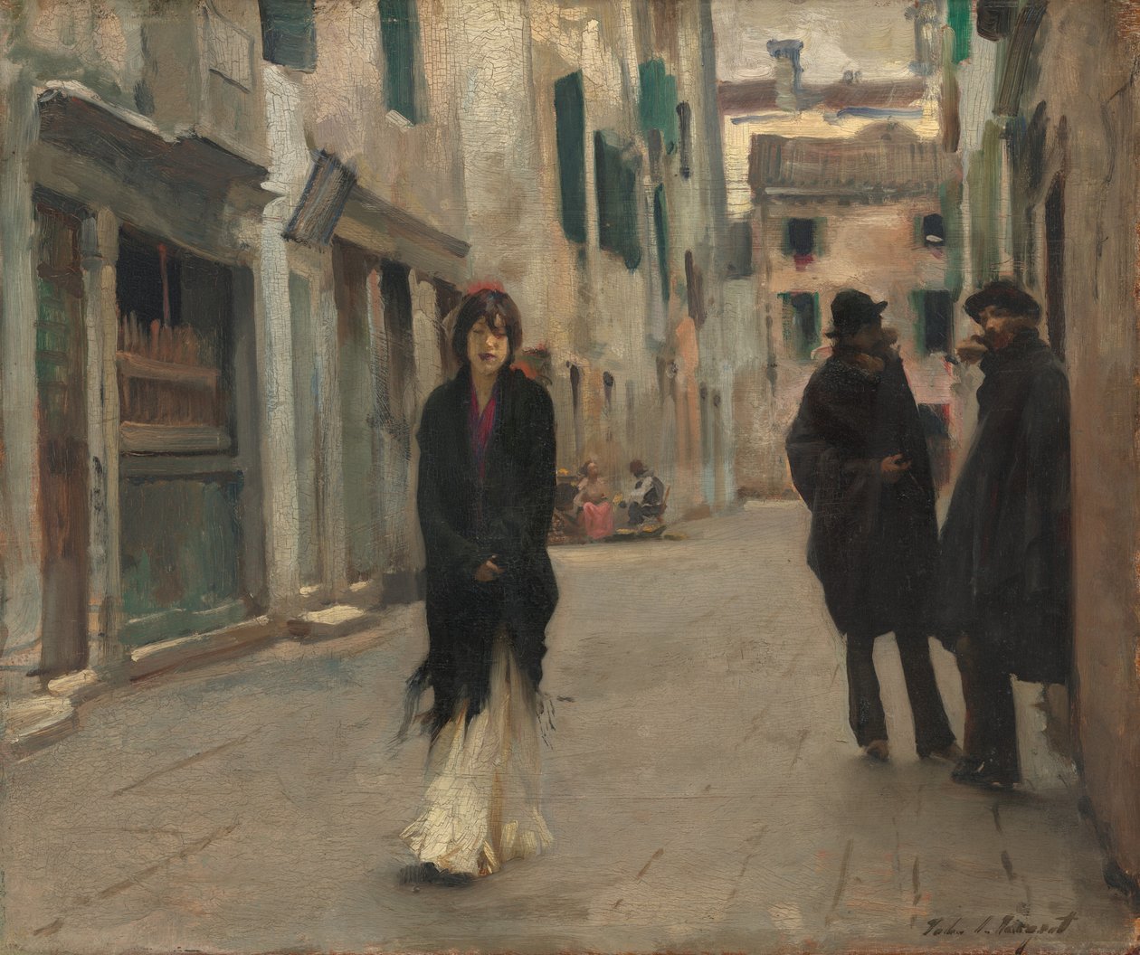 Straße in Venedig von John Singer Sargent