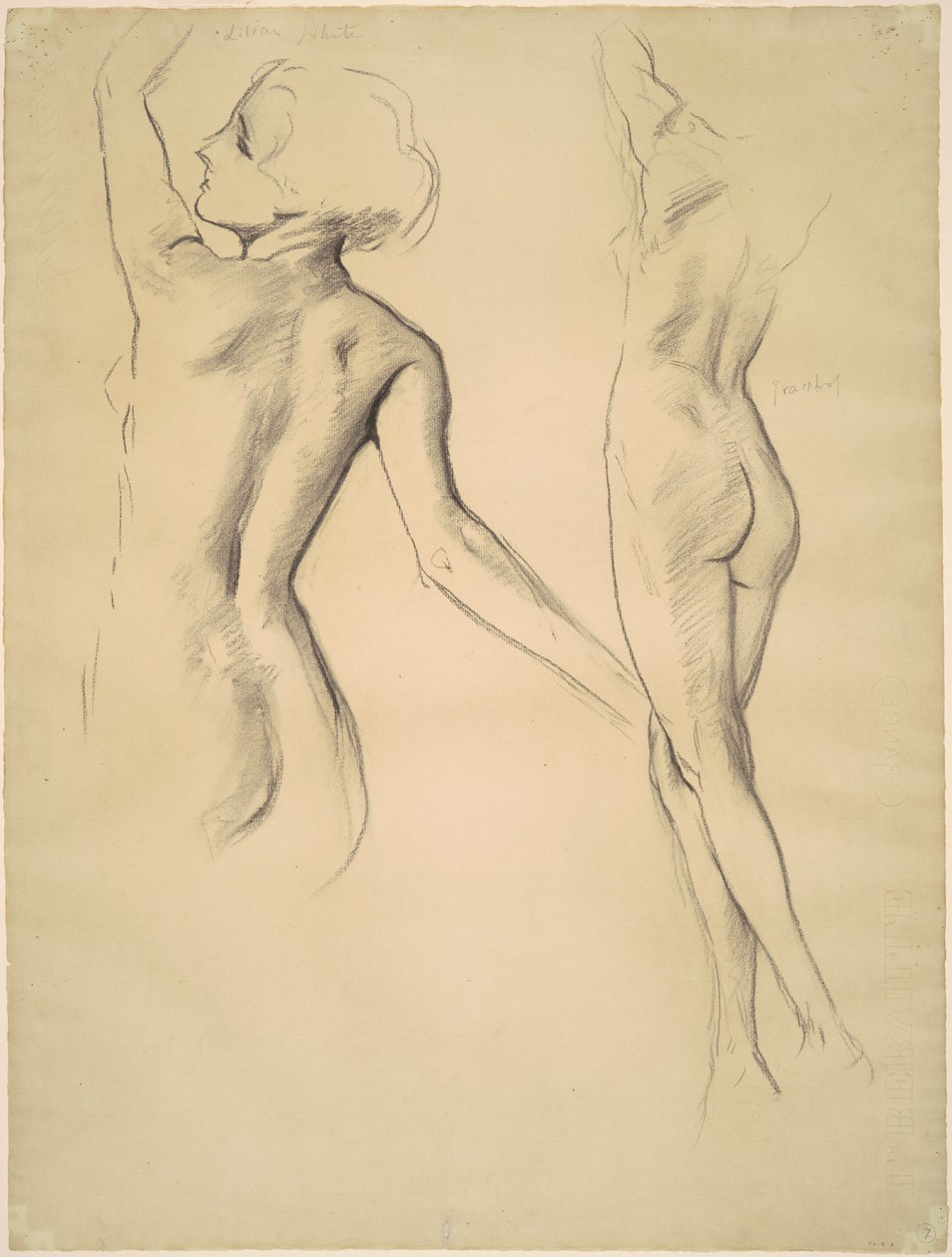 Studien für "Tanzende Figuren" von John Singer Sargent