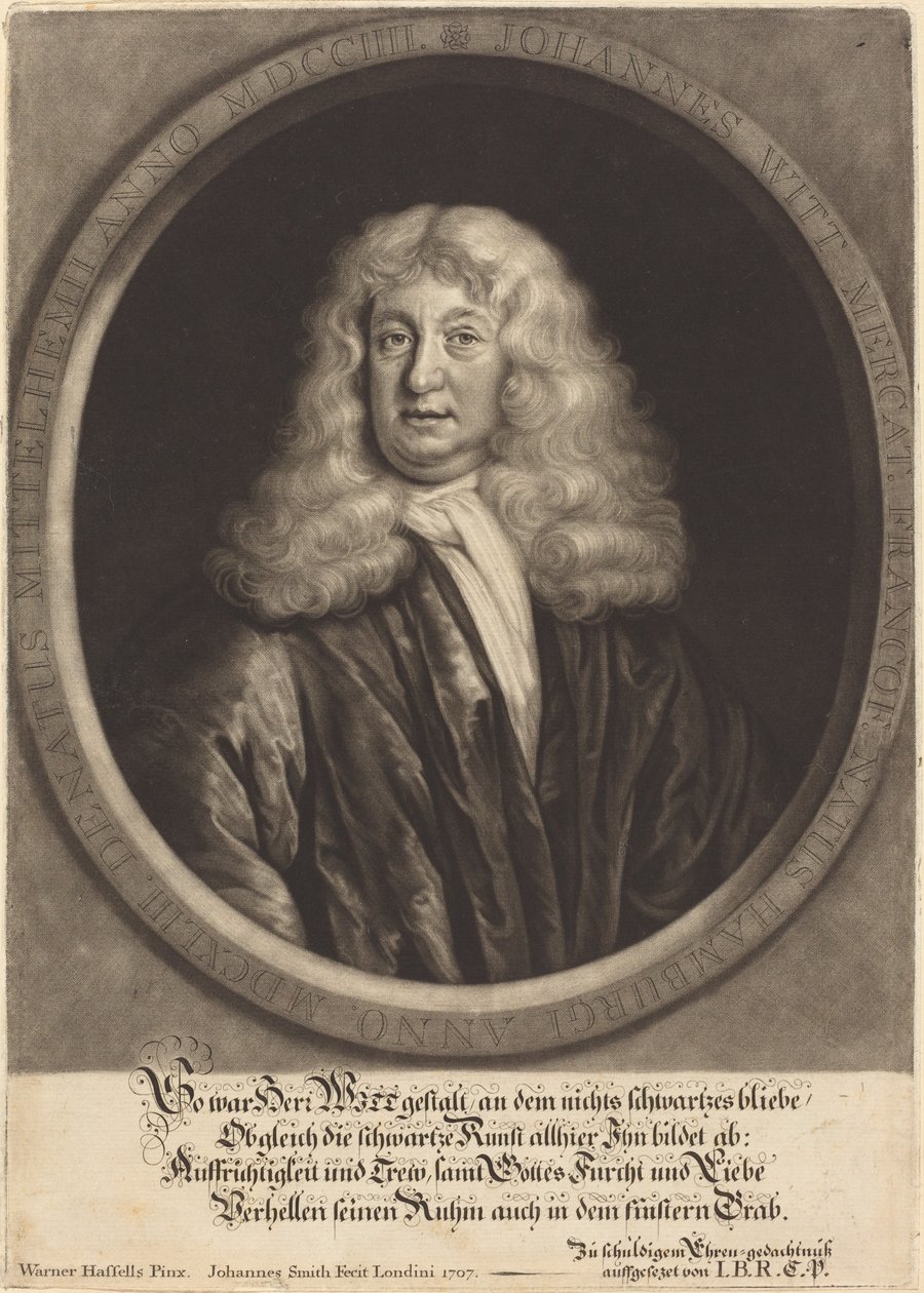 Johannes Witt von John Smith after Werner Hassells