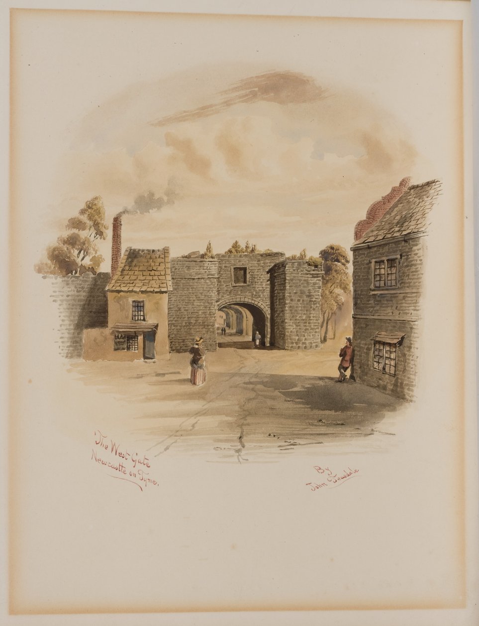 Das Westtor, Newcastle upon Tyne von John Teasdale