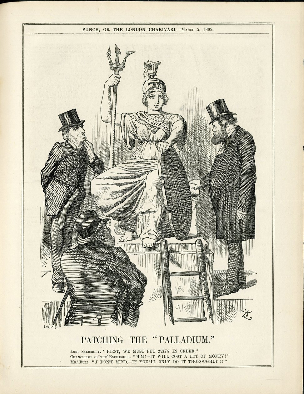 Illustration von John Tenniel in Punch von John Tenniel