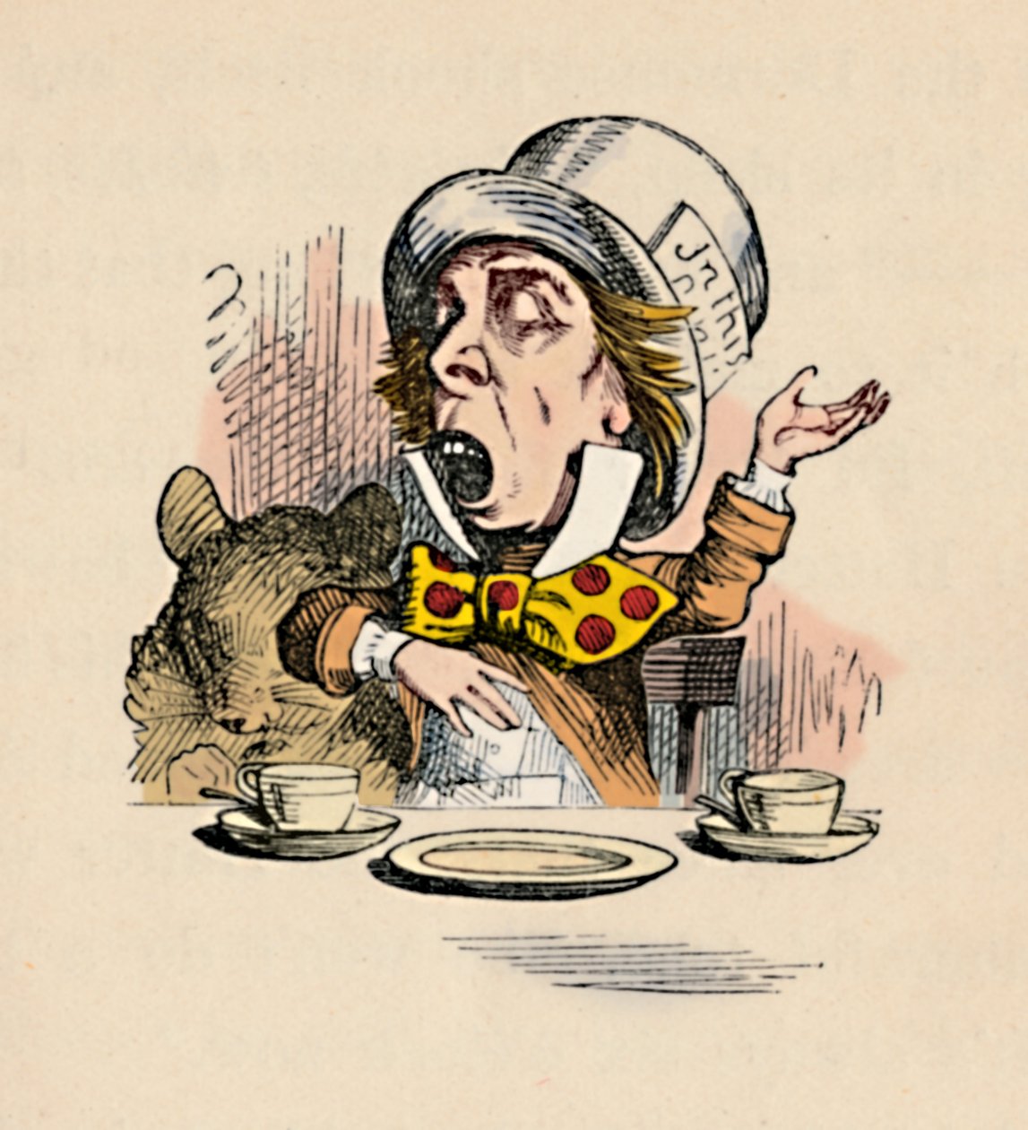 Der verrückte Hutmacher, 1889 von John Tenniel
