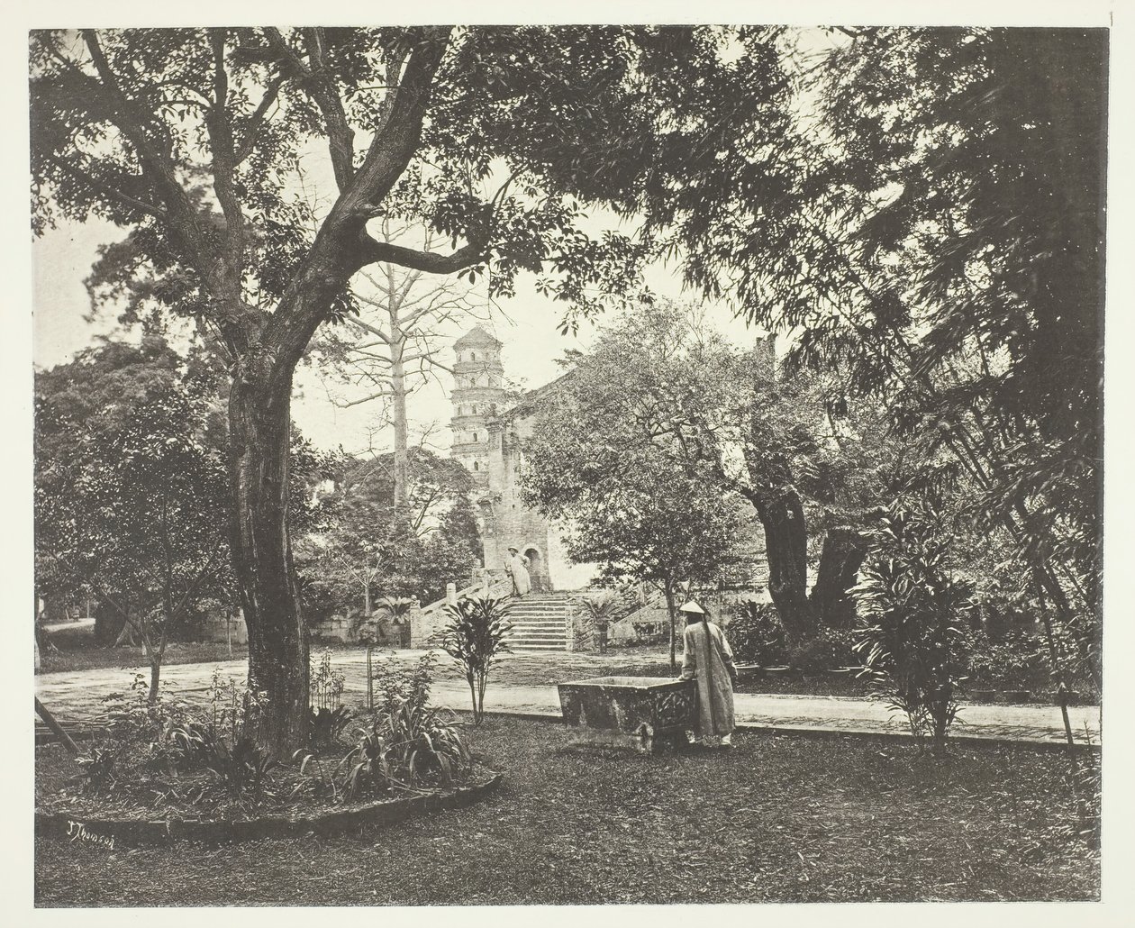 Das britische Konsulat Yamun, Kanton, ca. 1868 von John Thomson
