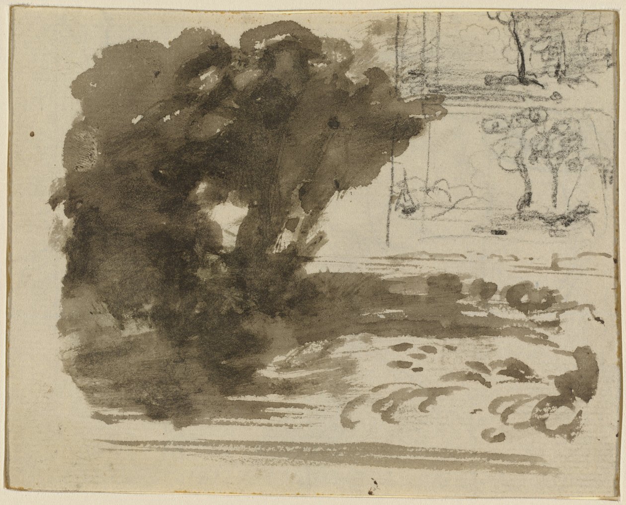 Ein Baumstand (recto) von John Varley