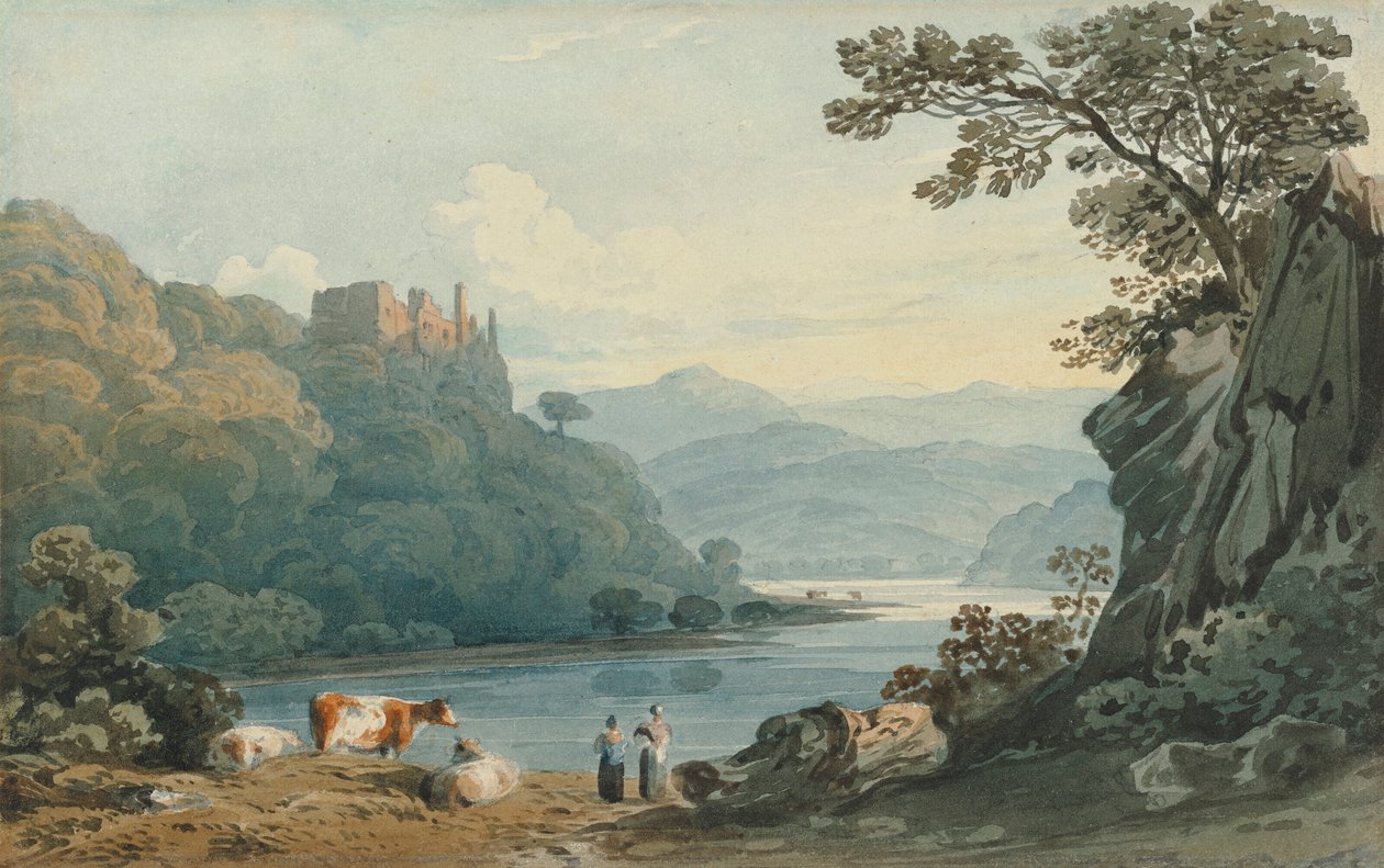 Berry Pomeroy Castle, Devon von John Varley