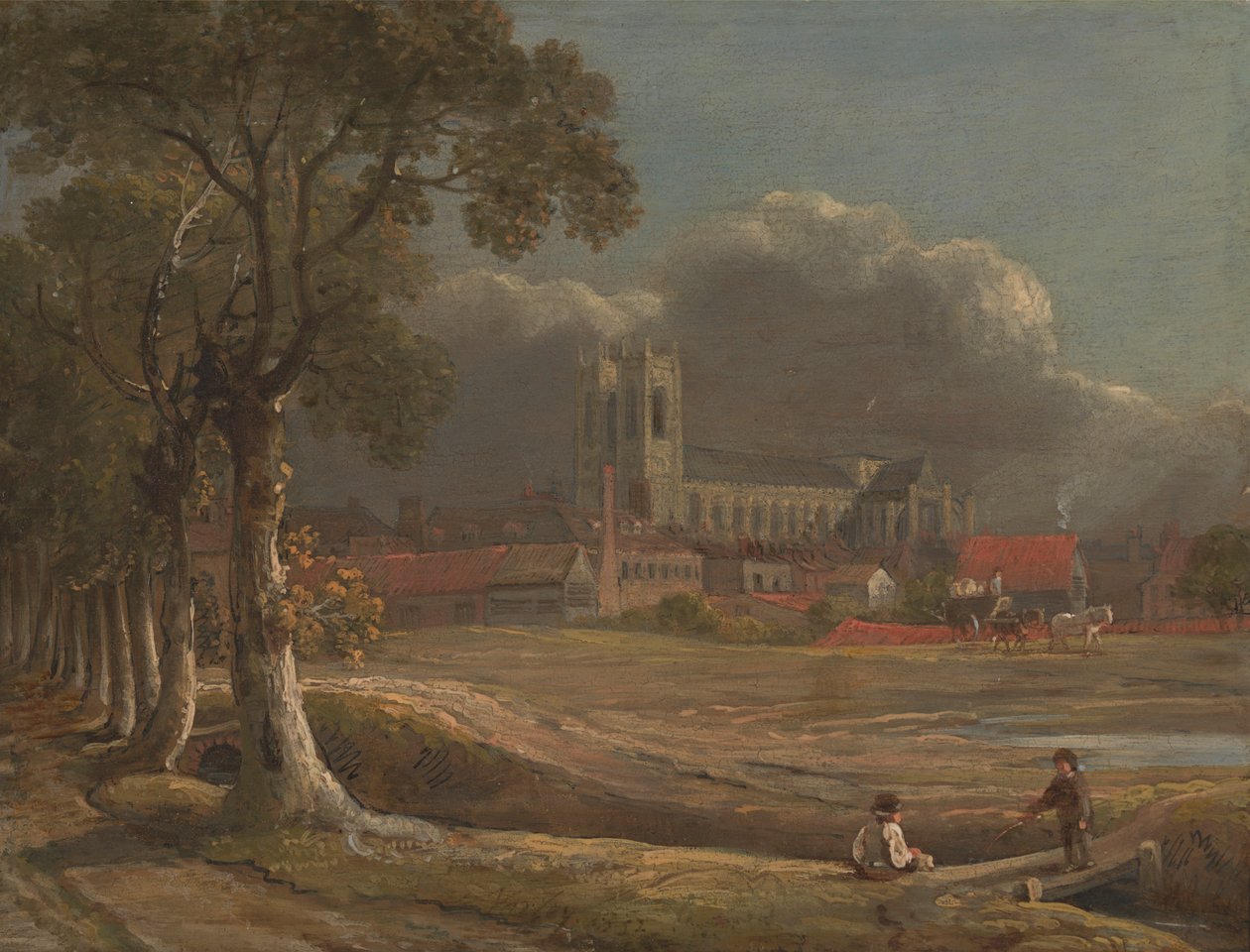 Westminster Abbey von Tothill Fields von John Varley