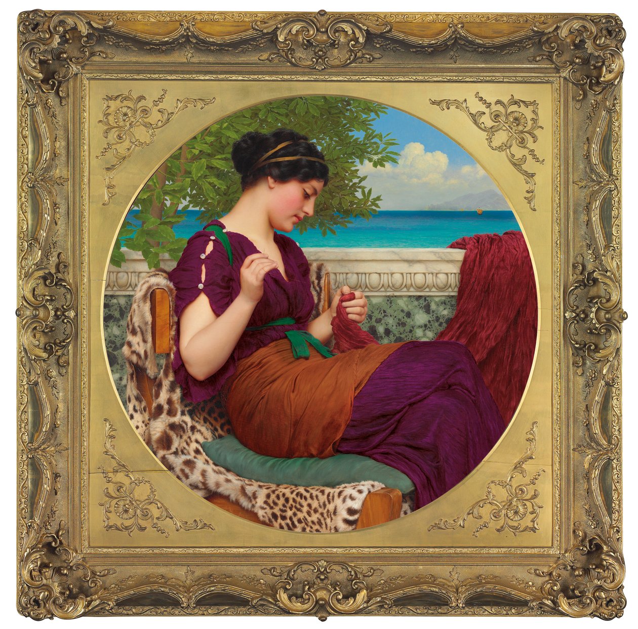 Ferne Gedanken, 1911 von John William Godward
