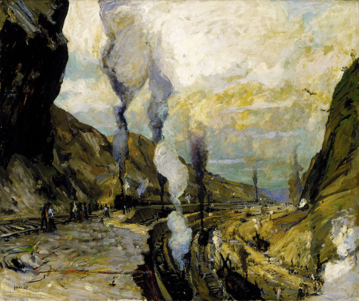Culebra Cut, 1913 von Jonas Lie