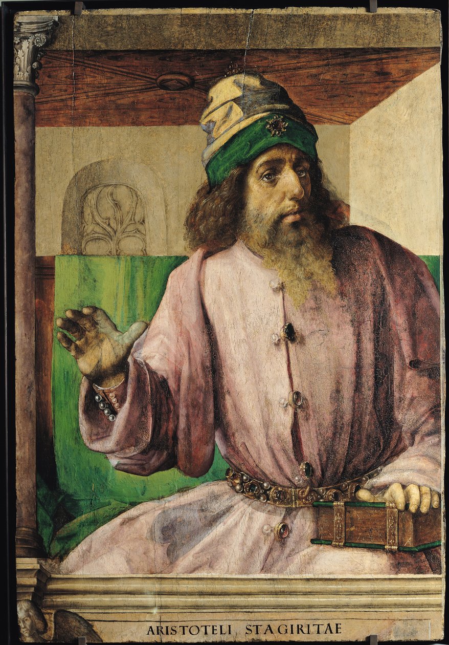 Porträt von Aristoteles (384-322 v. Chr.), ca. 1475 von Joos van Gent