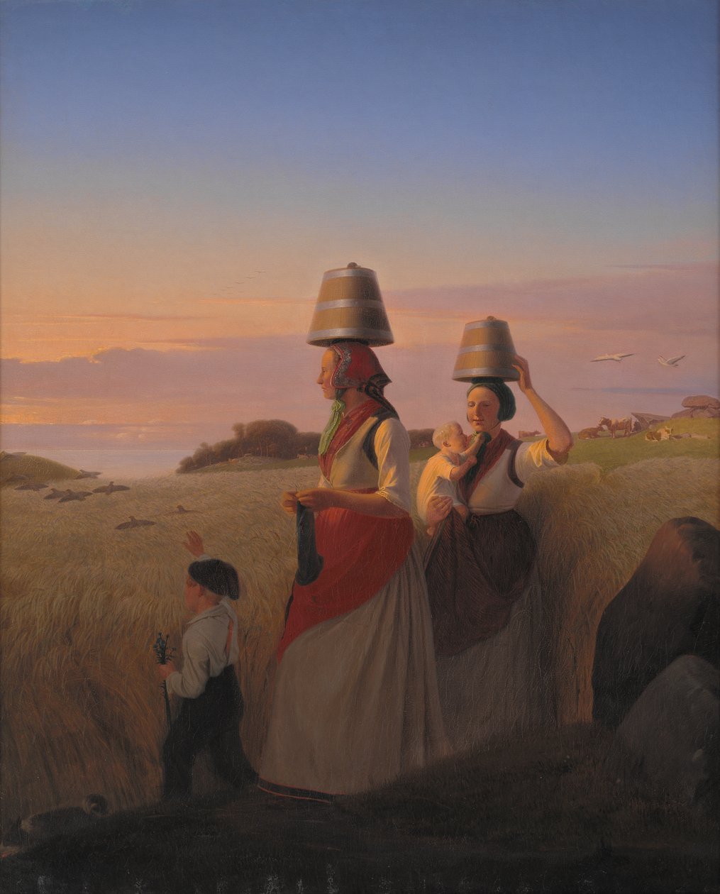 Ländliche Szene, 1848 von Jorgen Valentin Sonne
