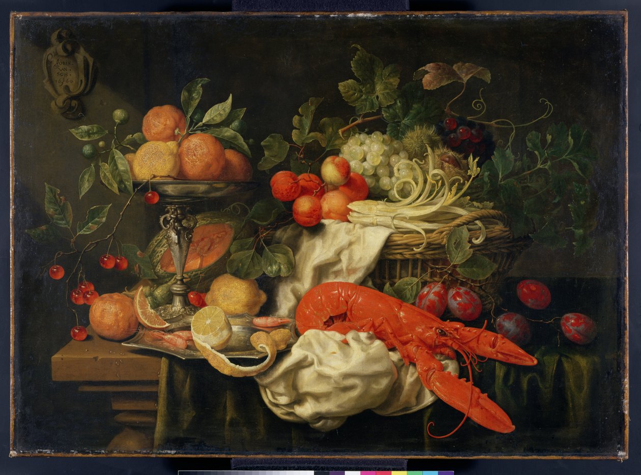 Stillleben mit Hummer, 1660 von Joris van Son