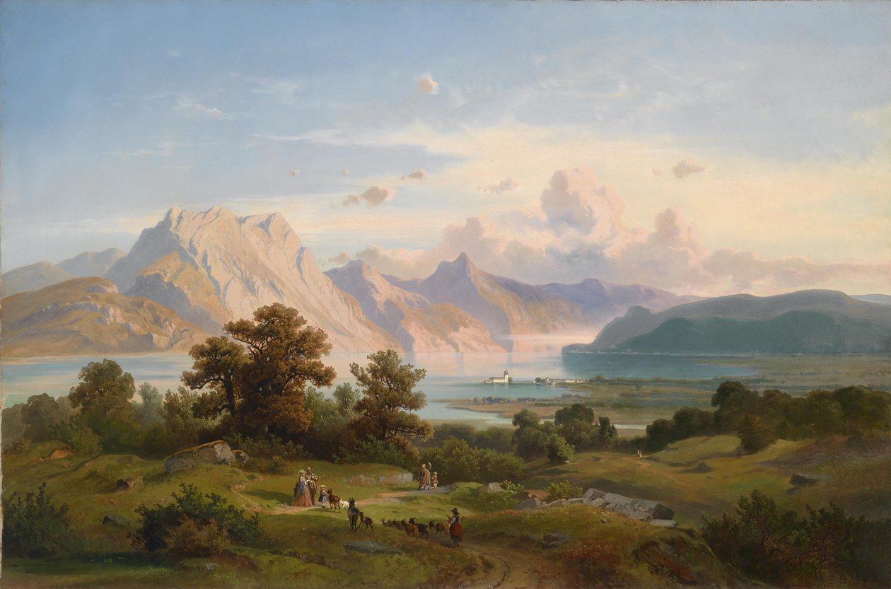 Blick auf Schloss Orth am Traunsee von Josef Mayburger