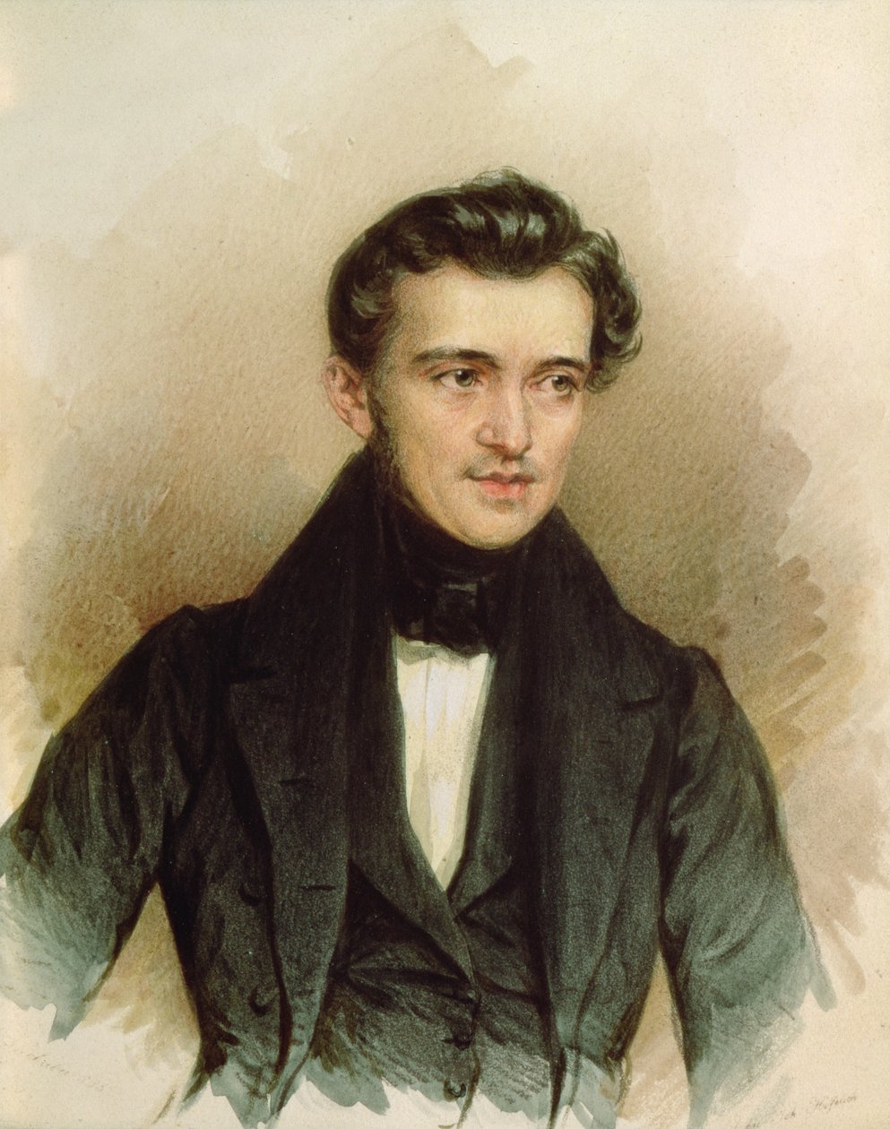 Johann Strauss der Ältere, 1835 von Josef Nikolaus Kriehuber