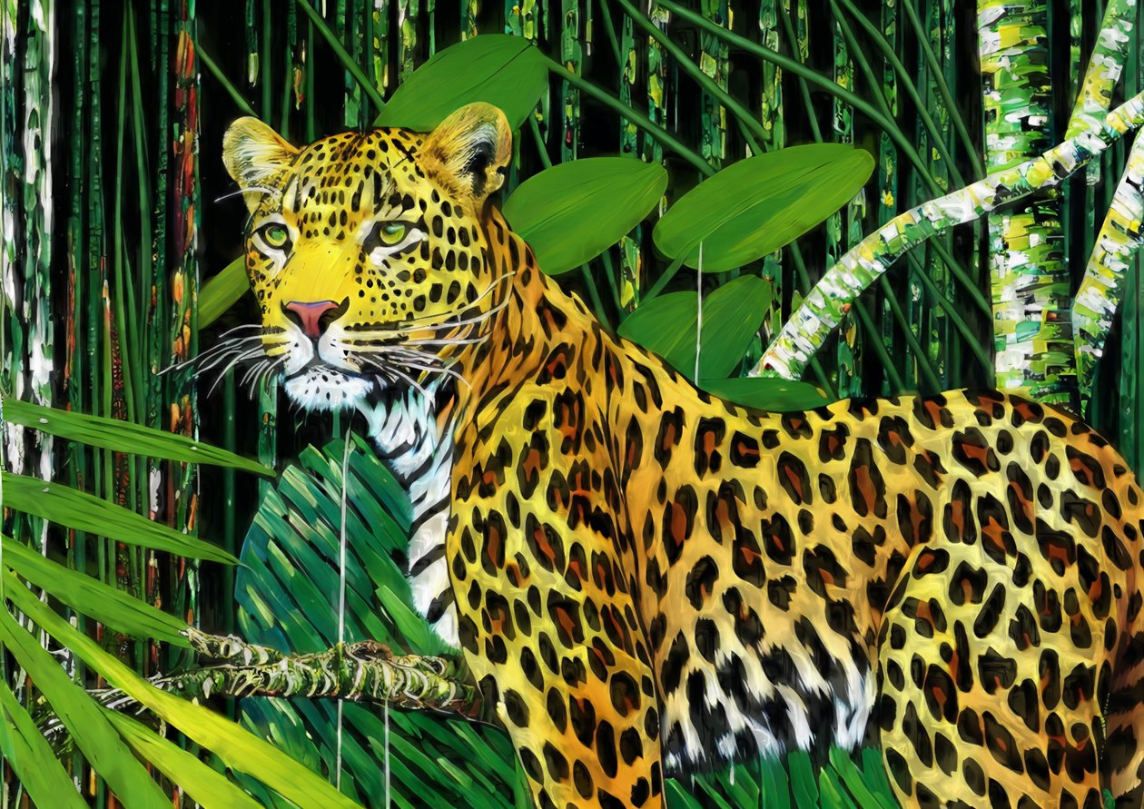 Tiere: Leopard 1 von Josef Johann Michel