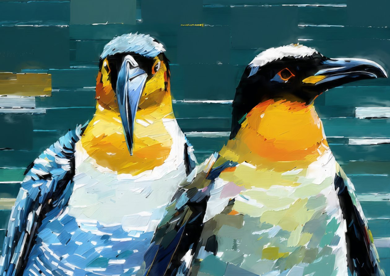 Tiere: Pinguin 1 von Josef Johann Michel